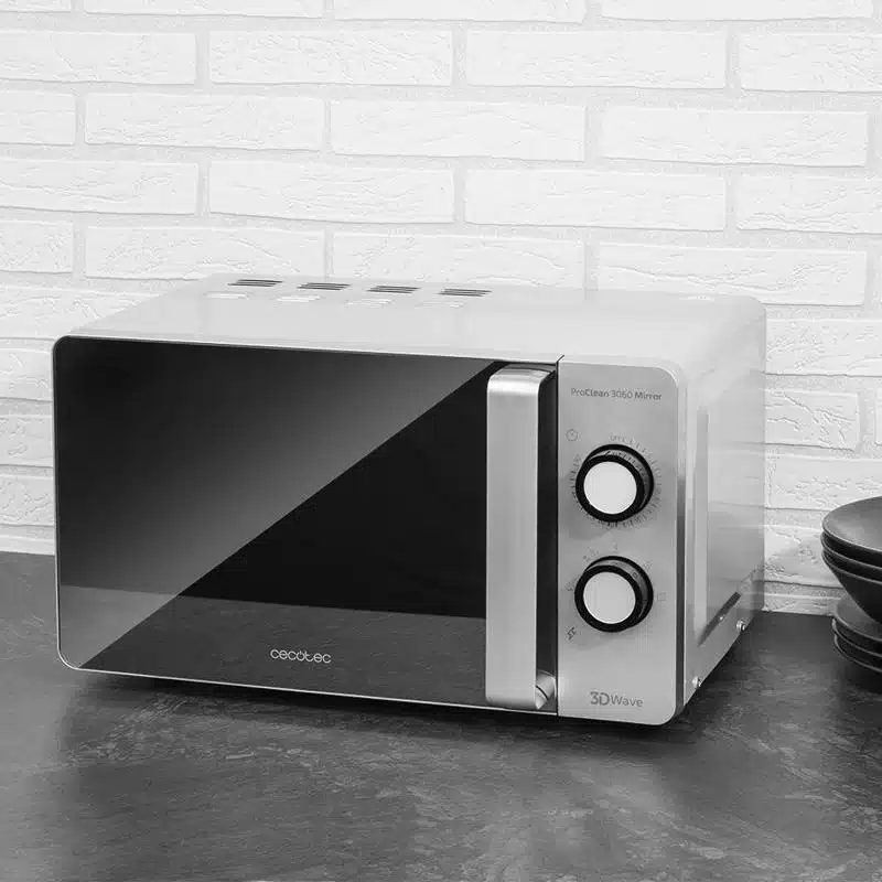 Microondas 20l Cecotec ProClean 3060 Mirror Plateado - Imagen 8