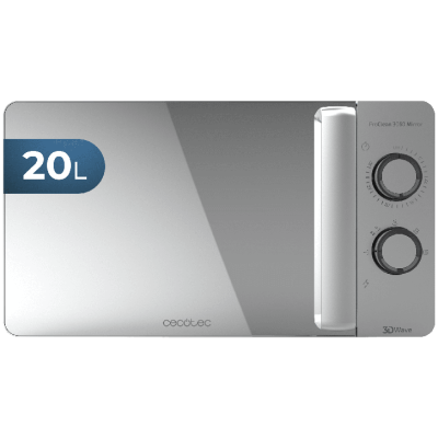 Microondas 20l Cecotec ProClean 3060 Mirror Plateado