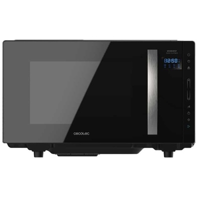 Microondas Cecotec sin plato GrandHeat 2300 Flatbed Touch Black