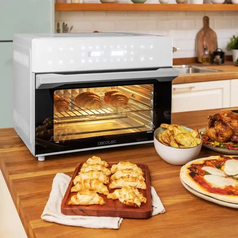 Horno Freidora de Aire Caliente Cecotec Bake&Fry 3000 Touch Steel.