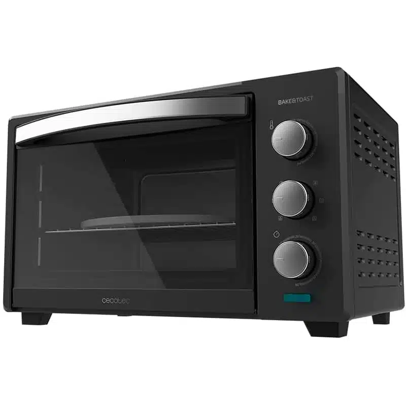 Horno de sobremesa Cecotec Bake&Toast 3000 4Pizza Black Gyro - La