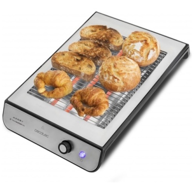 Tostador plano Cecotec Turbo EasyToast Inox