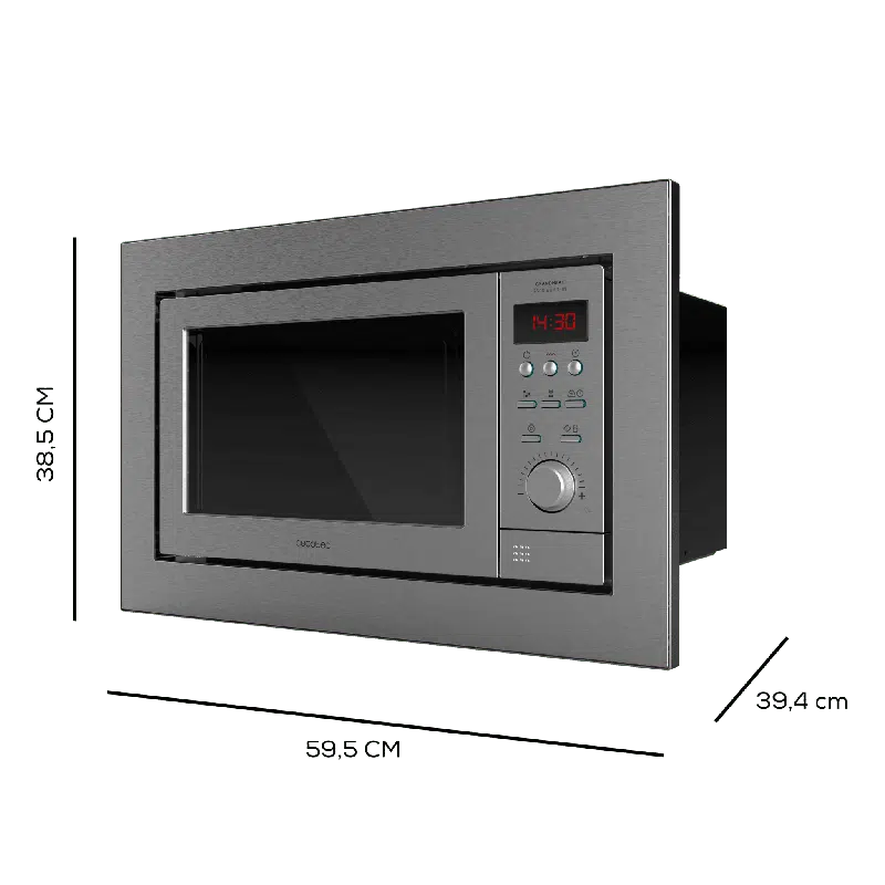 Microondas encastrable GrandHeat 2500 Built-In Steel - Imagen 4