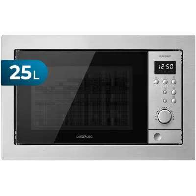 Microondas encastrable GrandHeat 2500 Built-In Steel Black