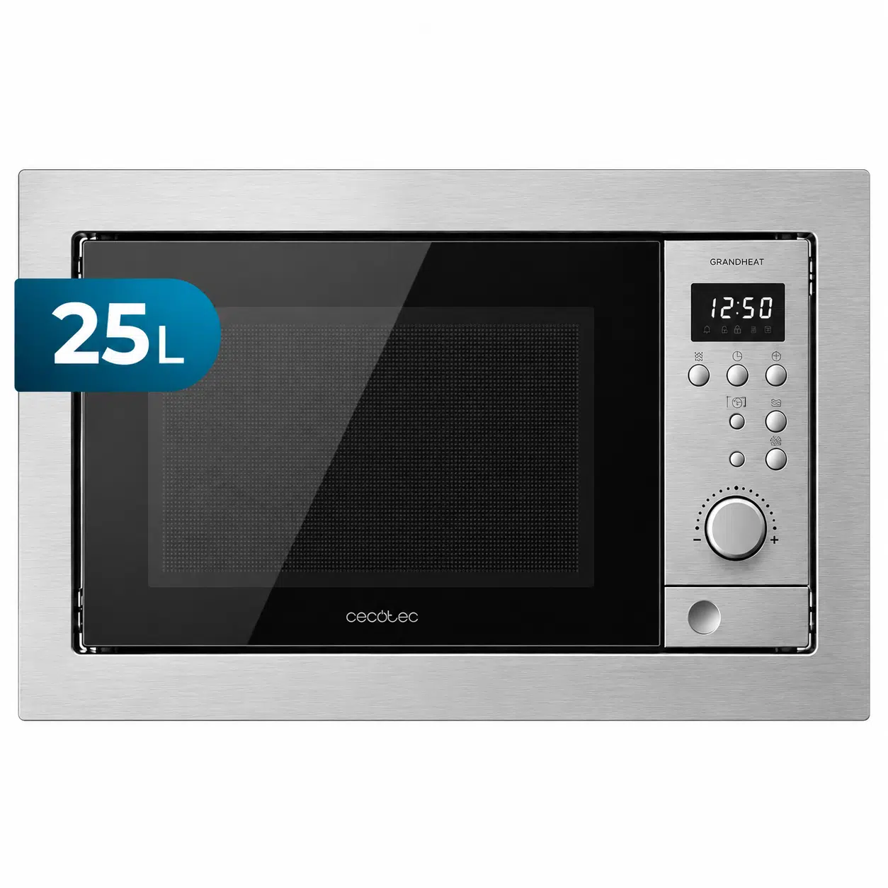 Microondas encastrable GrandHeat 2500 Built-In Steel Black