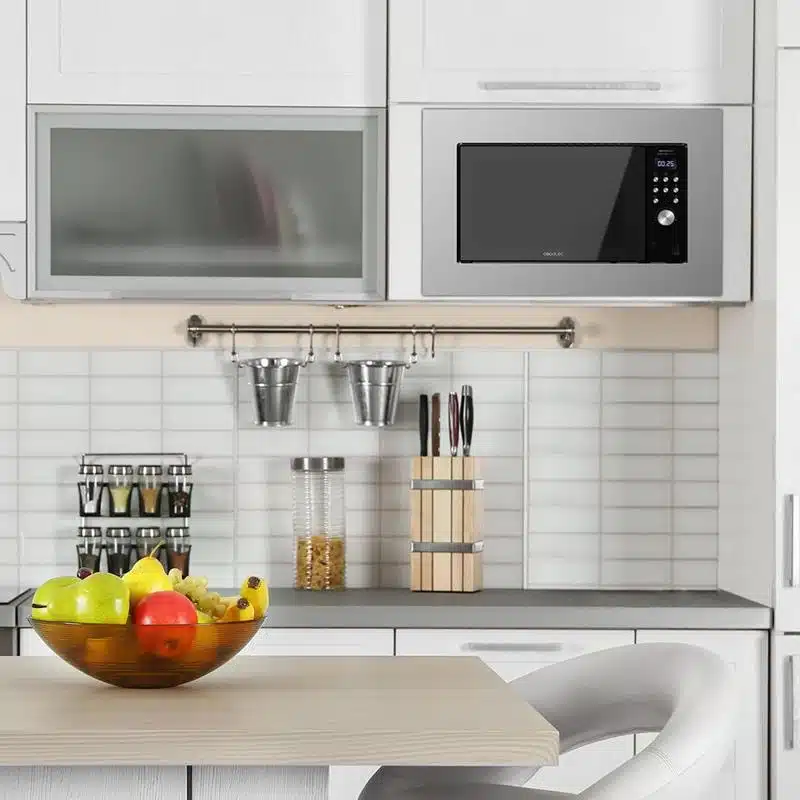 Microondas encastrable Cecotec GrandHeat 2000 Built-In Steel Black - Imagen 7
