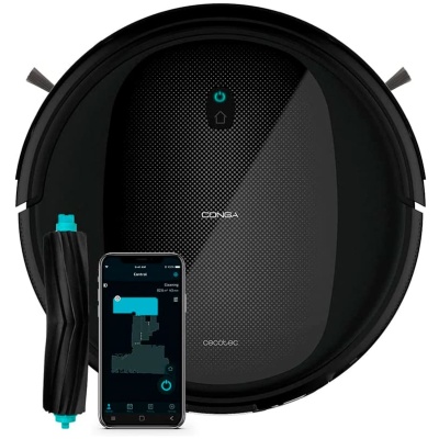 Robot Aspirador y Friegasuelos Conga Perfect&Clean Connected Vital