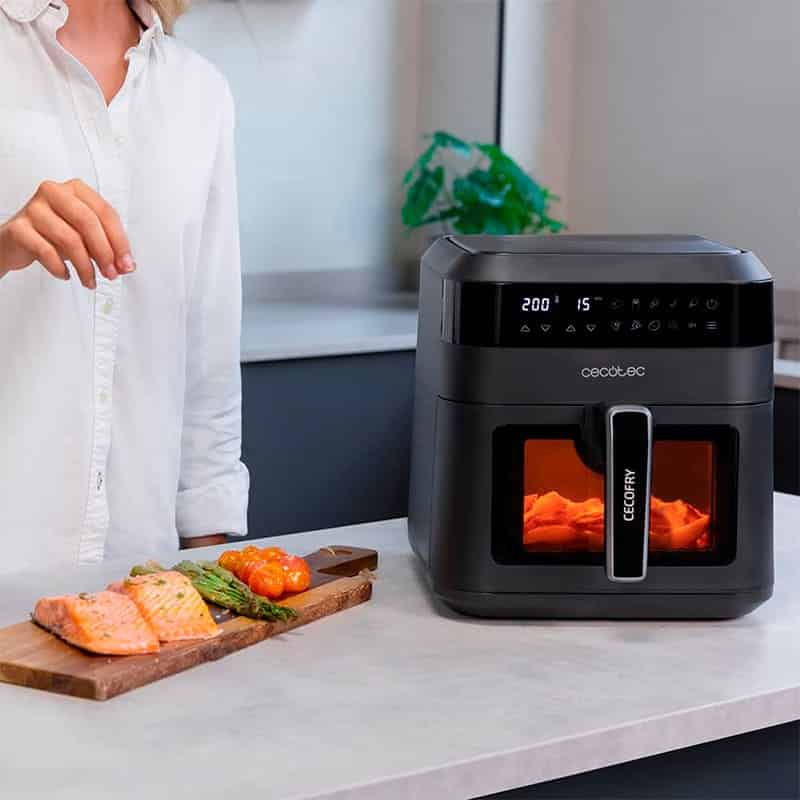 Freidora Sin Aceite Cecotec Cecofry Experience Window 6000, Airfryer, 6  Litros, Freidoras