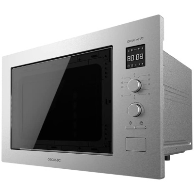 Microondas Encrastable Digital Cecotec con Grill GrandHeat 2550 Built-In Steel