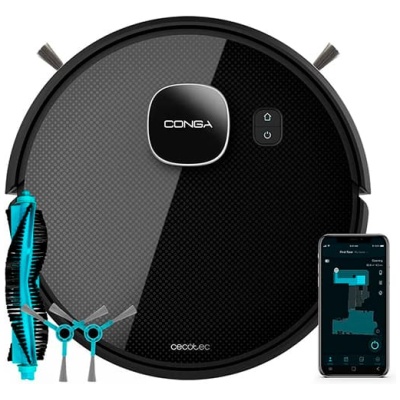 Robot aspirador Cecotec mapeo láser Conga Eternal Max Titanium