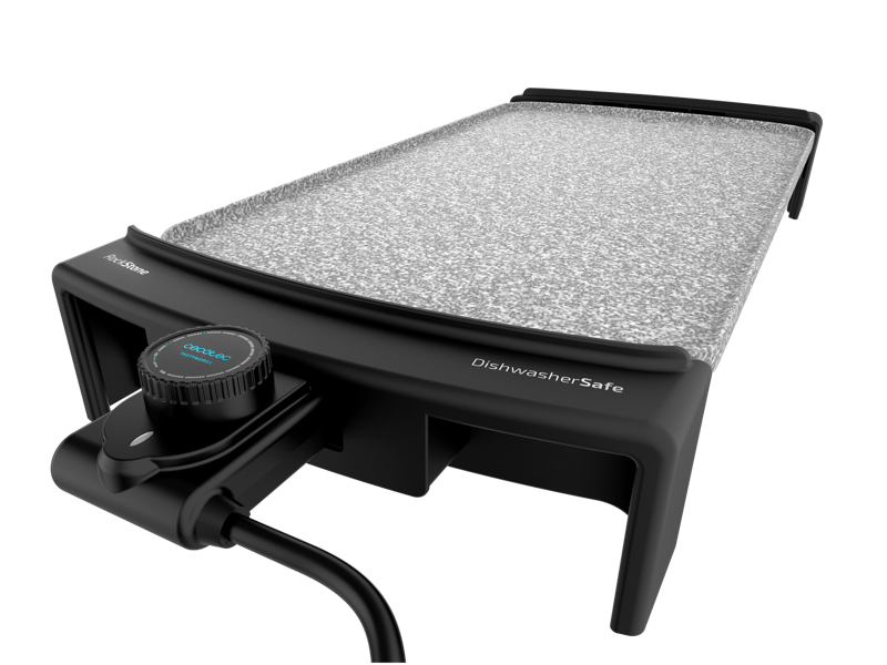 Cecotec Plancha de Asar Eléctrica Tasty&Grill 3000 Blackwater. 2600 W,  Resistencia en forma de M, Termostato Regulable, Apta para lavavajillas,  Libre de PFOA y PTFE, Bandeja Recogegrasas : : Hogar y cocina