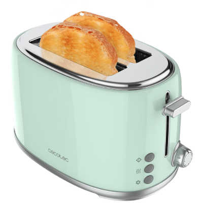 Tostador Vertical Cecotec Toast&Taste 1000 Retro Double Green