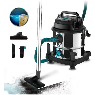 Aspirador de sólidos y líquidos Cecotec Conga Rockstar Wet & Dry Steel Max