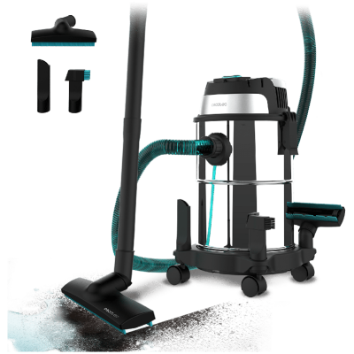 Aspirador de sólidos y líquidos Cecotec Conga Rockstar Wet & Dry Steel