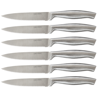 Set de 6 Cuchillos Cecotec Profesionales de Carne con Sierra