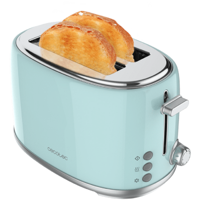 Tostadora Cecotec Toast&Taste 1000 Retro Double Blue