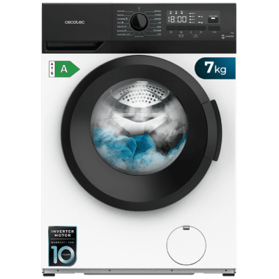 Lavadora Cecotec Bolero Dresscode 7300 Inverter A