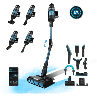 Aspirador vertical Cecotec Conga Rockstar 9500 Connected Ergowet 3000 IA