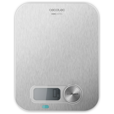 Báscula De Cocina Cecotec Cook Control 10200 Ecopower Inox