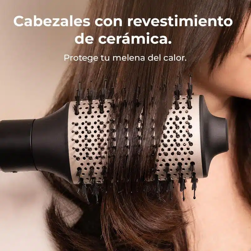 Bamba CeramicCare AirGlam Cepillo de aire moldeador de pelo