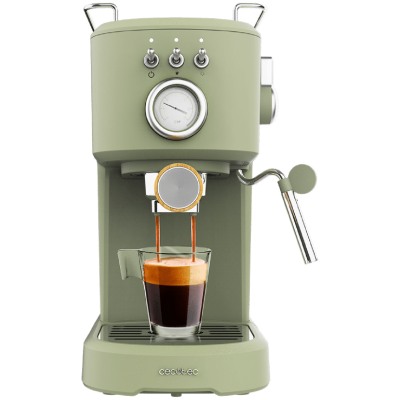 Cafetera espresso Cecotec Power Espresso 20 Retro Green