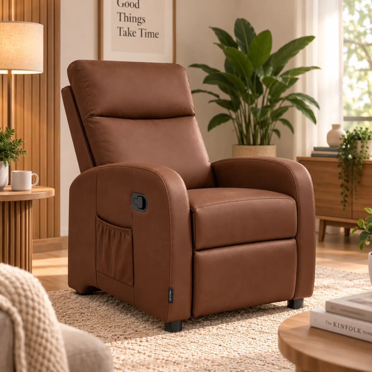 Sillon de masaje Cecotec Nairobi pushback marron chocolate - Imagen 3