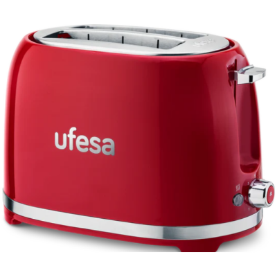 Tostador Ufesa Classic PinUp Rojo