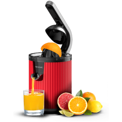 Exprimidor eléctrico Cecotec Xqueeze RetroJuice 600 Red