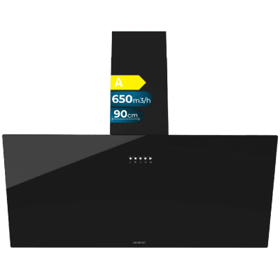 Campana extractora Cecotec Bolero Flux DM 906500 Glass Black A
