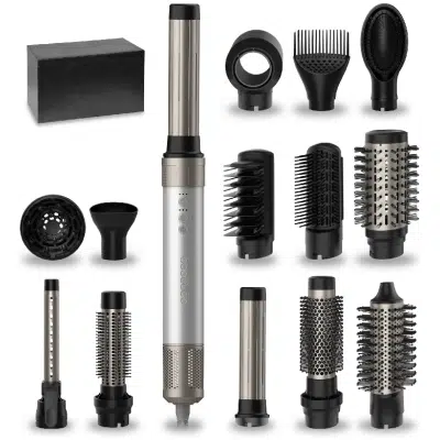 Moldeador multifunción Cecotec Bamba CeramicCare 14in1 AirGlam Aluminum