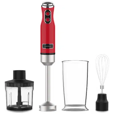 Batidora de mano Cecotec Power RetroRed 1200MAX Cream&Crush