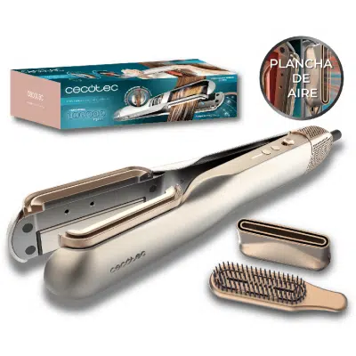 Plancha de pelo Cecotec RitualCare Air Lisse 2in1 Champagne
