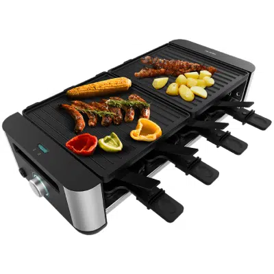 Máquina de raclette Cecotec Cheese&Grill 16000 Inox Black