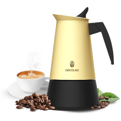 Cafetera italiana Cecotec Piccolina 600 Beige