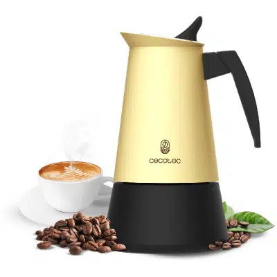 Cafetera italiana Cecotec Piccolina 600 Beige