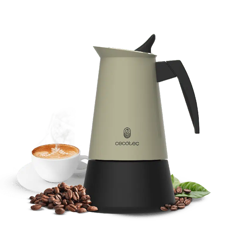 Cafetera italiana 10 tazas Cecotec Piccolina 900 Green
