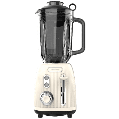 Batidora de vaso Cecotec Power Black Titanium RetroBeige