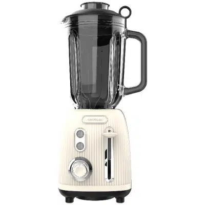 Batidora de vaso Cecotec Power Black Titanium RetroBeige
