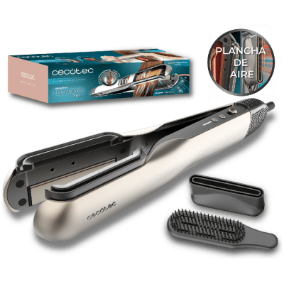 Secador Plancha de pelo con aire Cecotec RitualCare Air Lisse 2in1 Aluminum