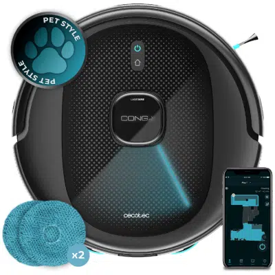 Robot aspirador Cecotec Conga 9590 Spin Revolution Ultra Power