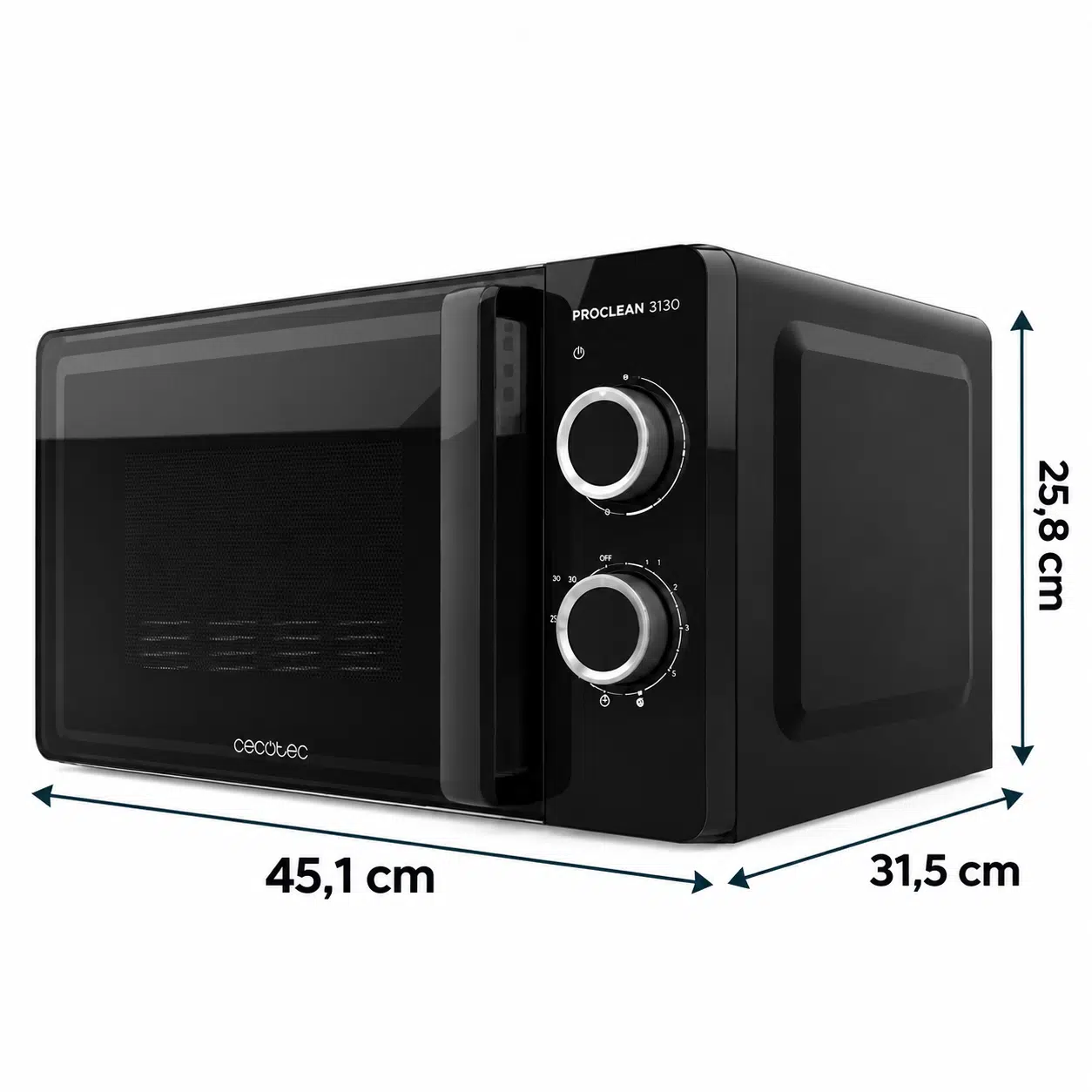 Microondas sin plato Cecotec Proclean 3130 Flatbed - Imagen 2