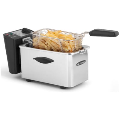Freidora con aceite Orbegozo Inox FDR 35