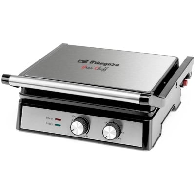 Grill Acero Inoxidable Orbegozo GR 4580 2000W