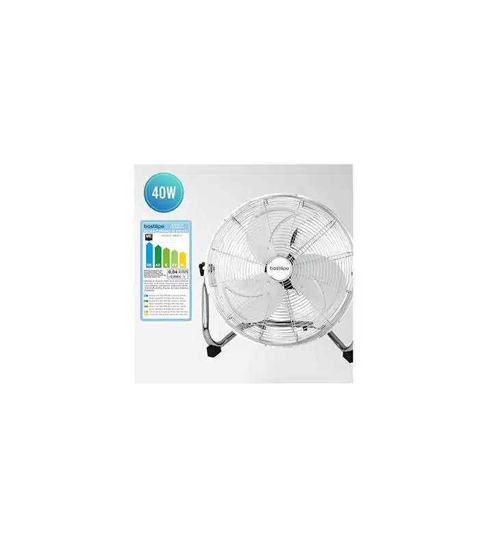 Ventilador industrial Bastilipo Indico cromado - Imagen 2