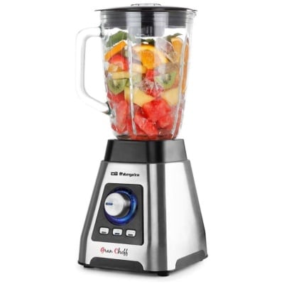 Batidora de vaso Orbegozo BV 15000 Acero inoxidable