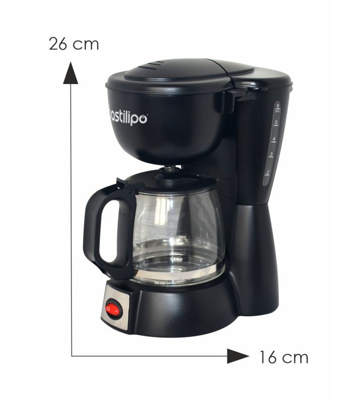 Cafetera de goteo Bastilipo Mokka 6 Tazas 600W - Imagen 3