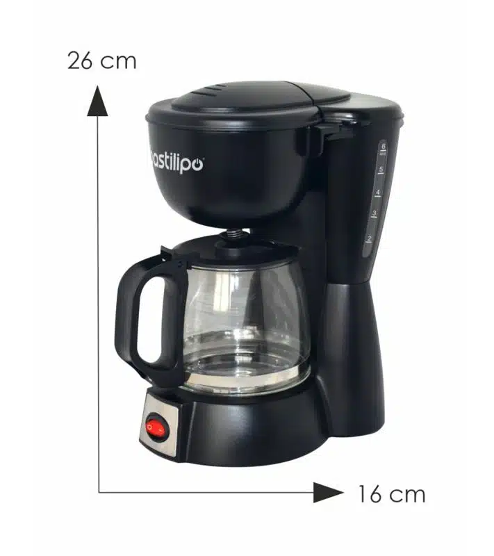 Cafetera de goteo Bastilipo Mokka 6 Tazas 600W - Imagen 3