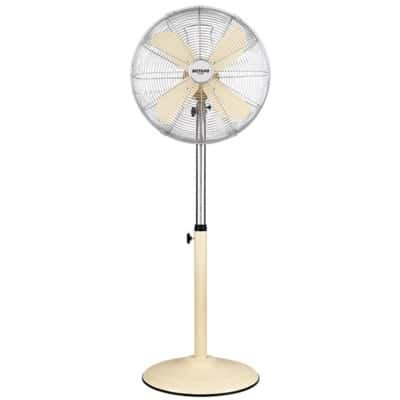 Ventilador con base redonda Bastilipo Palma 50W Vainilla