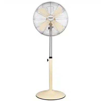 Ventilador con base redonda Bastilipo Palma 50W Vainilla