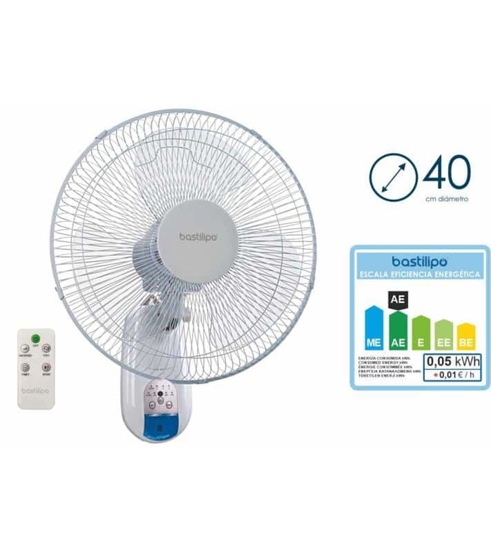 Ventilador de pared Bastilipo Calahonda 50W - Imagen 2